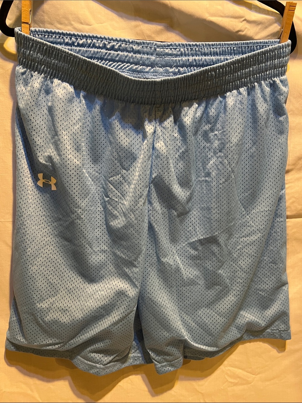 Under Armour Men’s Light Blue Athletic Mesh Shorts